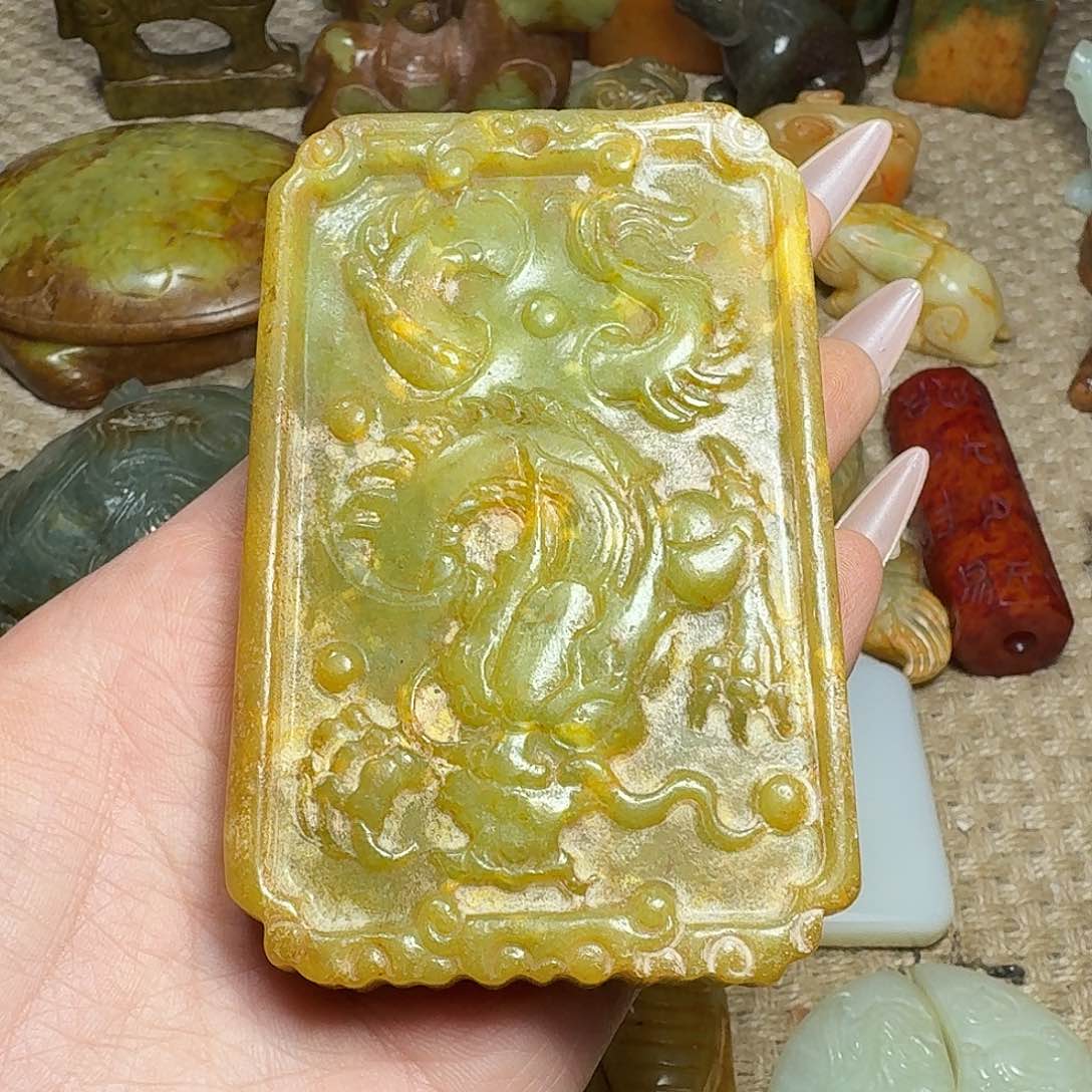 白玉菩提吊坠挂件