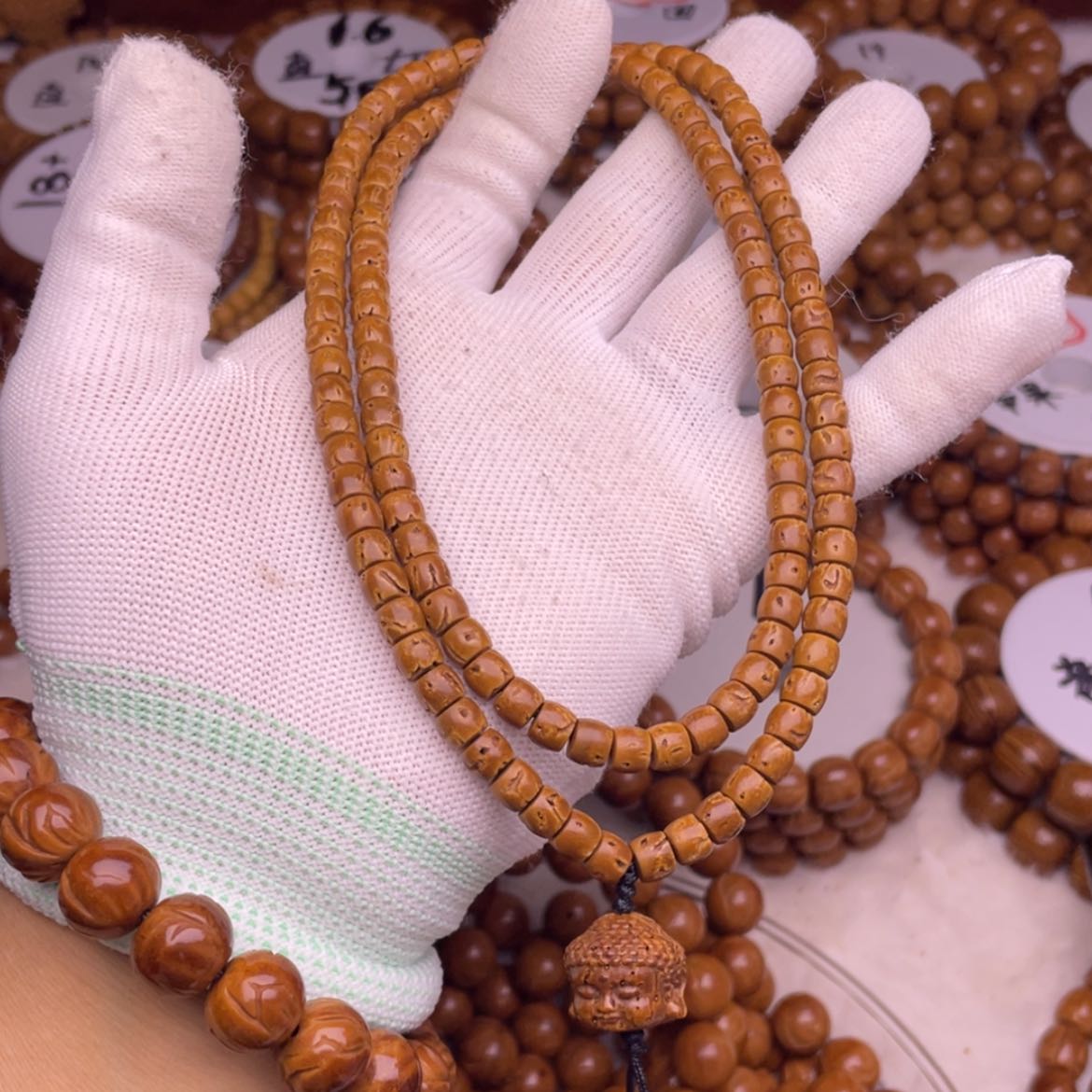 【闪购商品】桃核吊坠6✖️5核壁桃核130颗