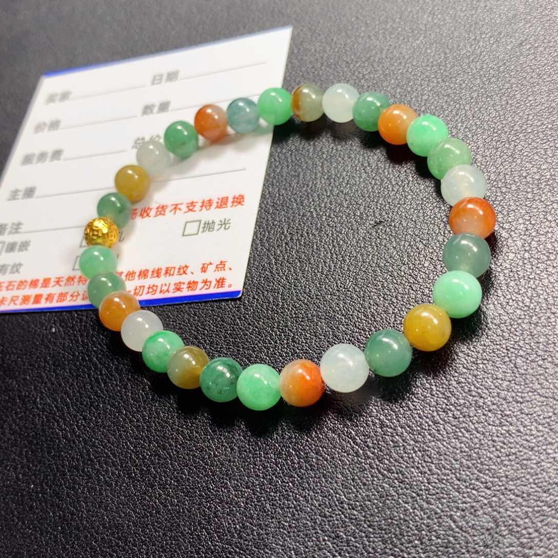 翡翠颈饰未镶嵌手串