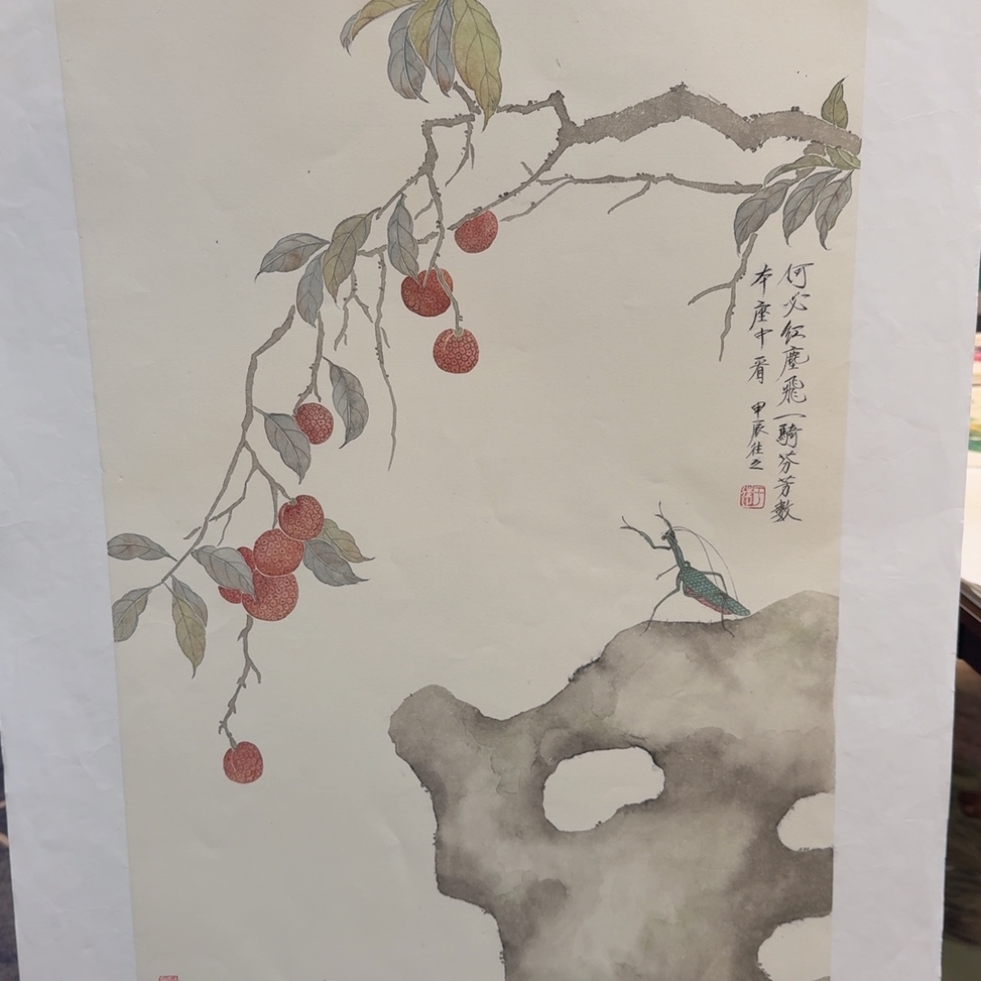 国画国画作品山水花鸟