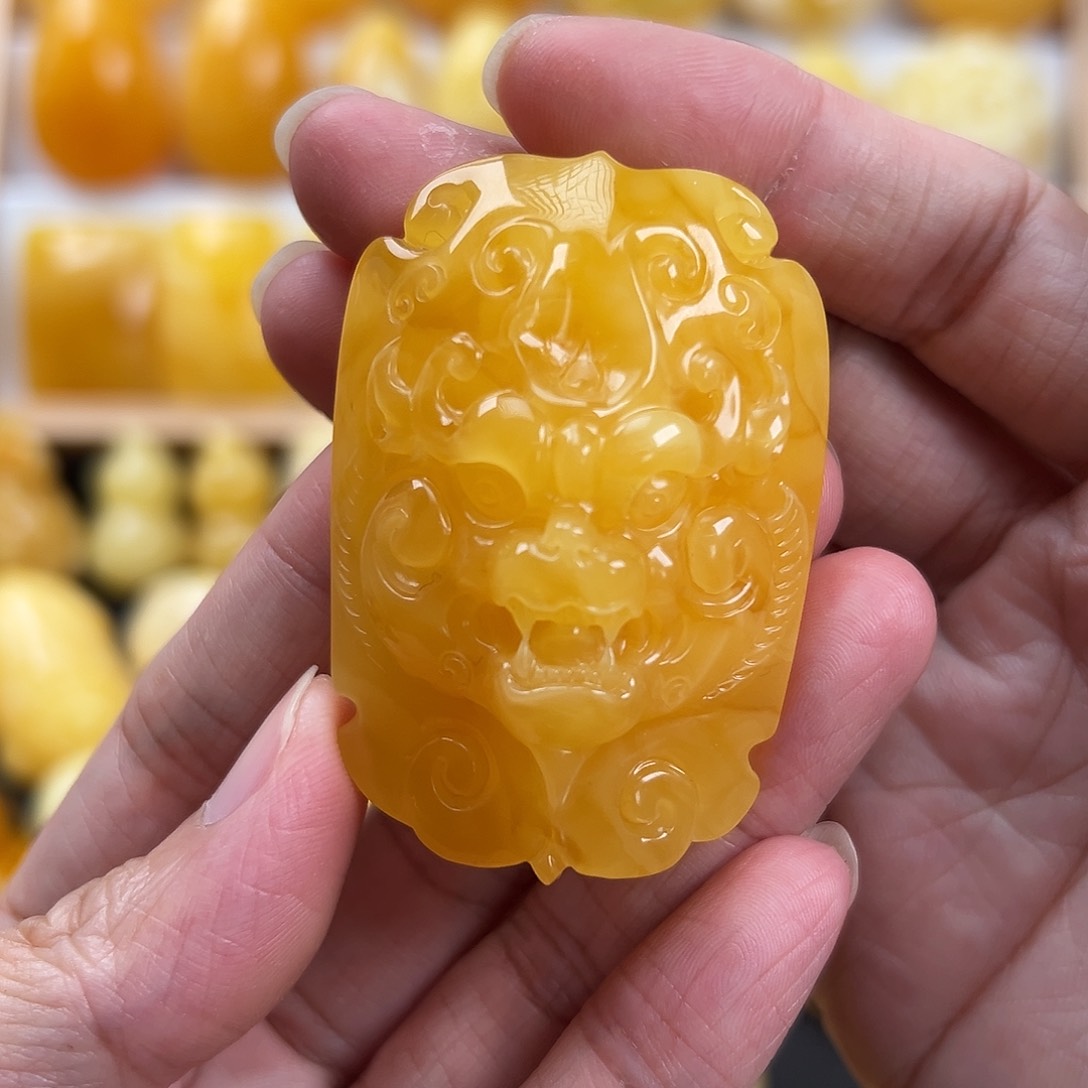 蜜蜡颈饰未镶嵌蜜蜡