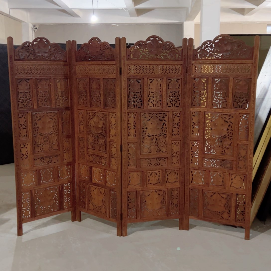 绘画屏风框画茶空间设计