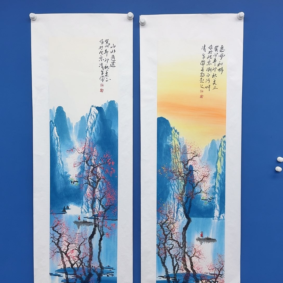 国画多次参加全国美展及