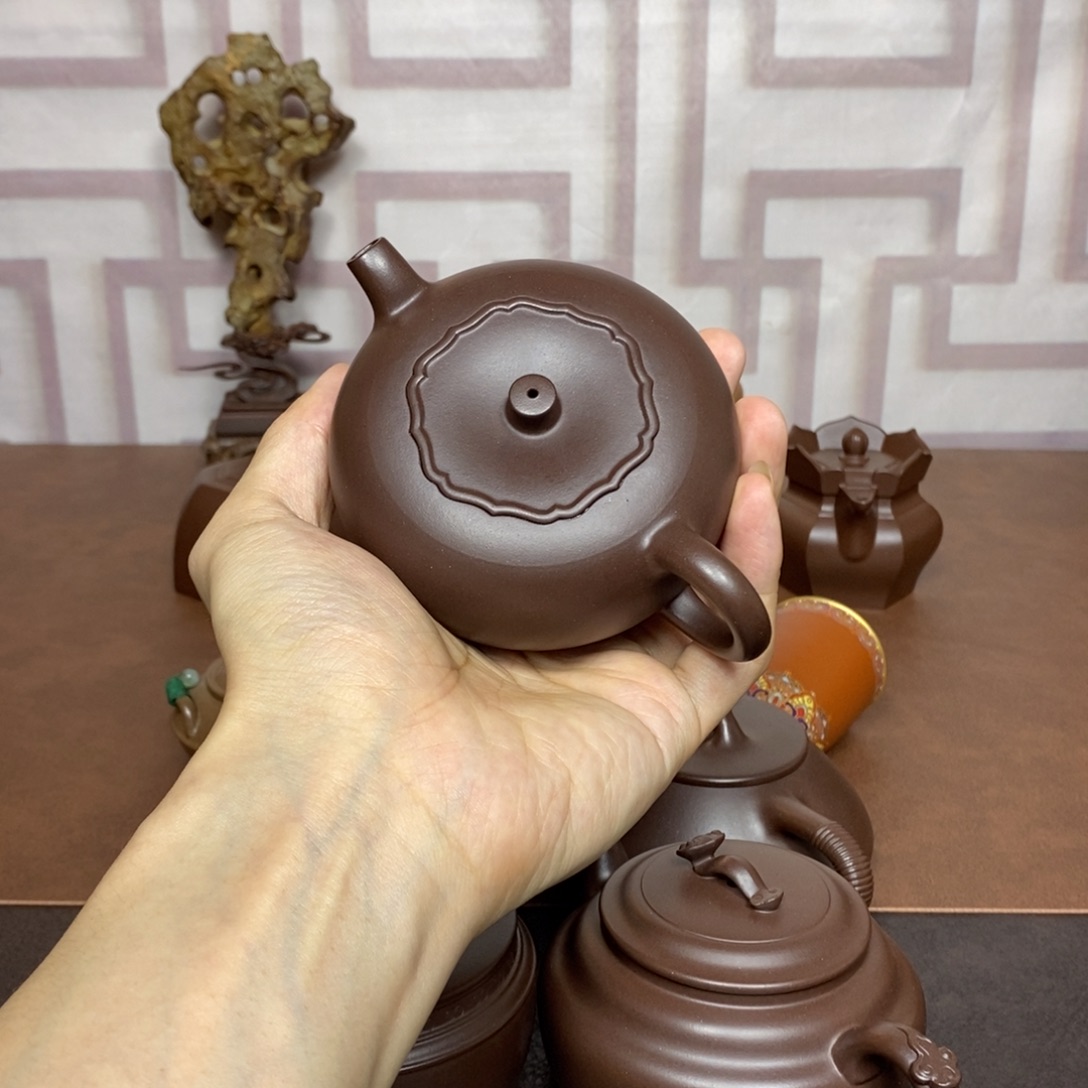 紫砂茶壶紫砂茶具老紫泥瓜语