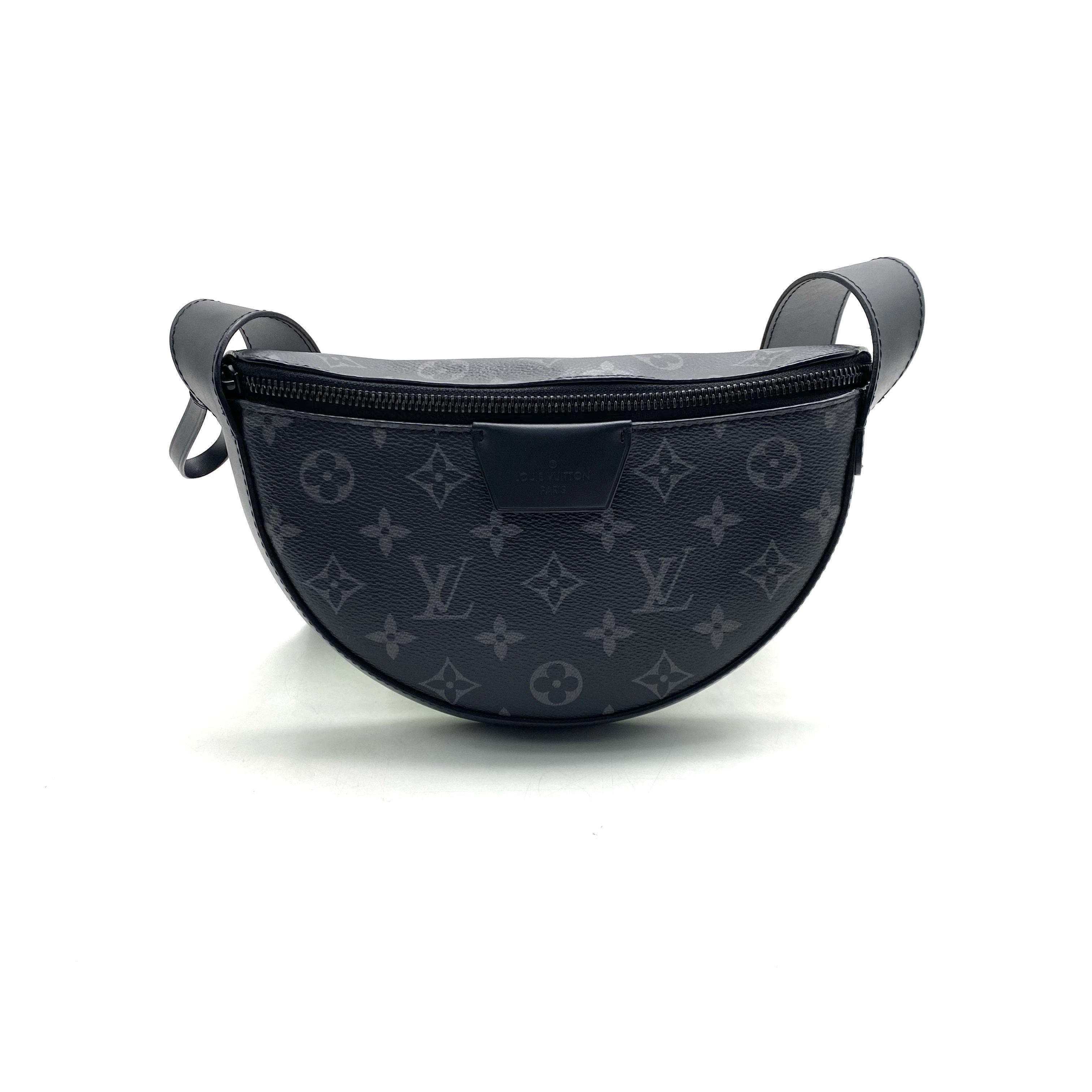 95新 LouisVuitton/路易威登 新款黑老花小号斜挎包尺寸25/16男士