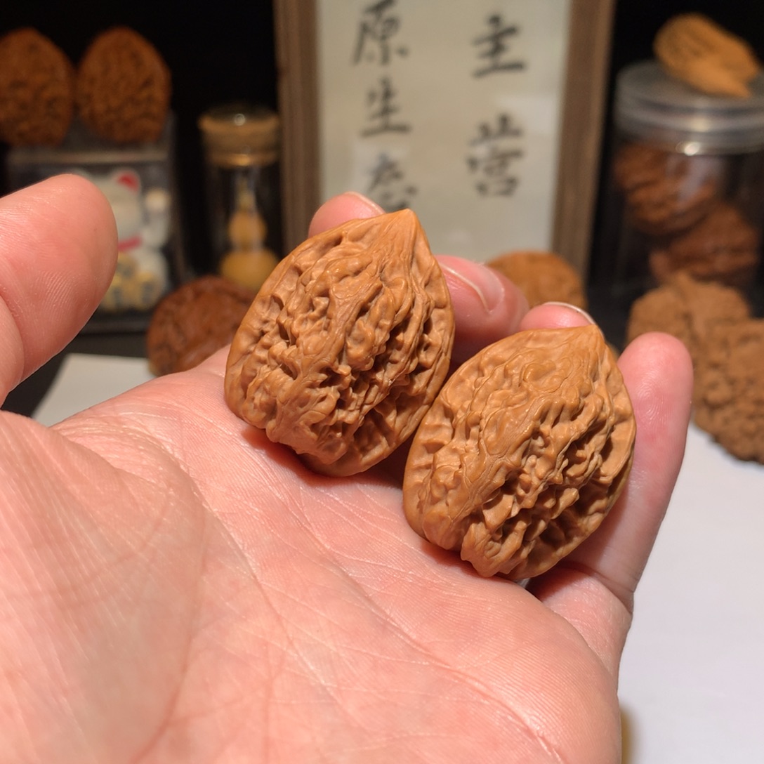 文玩核桃把件老款鸡心28