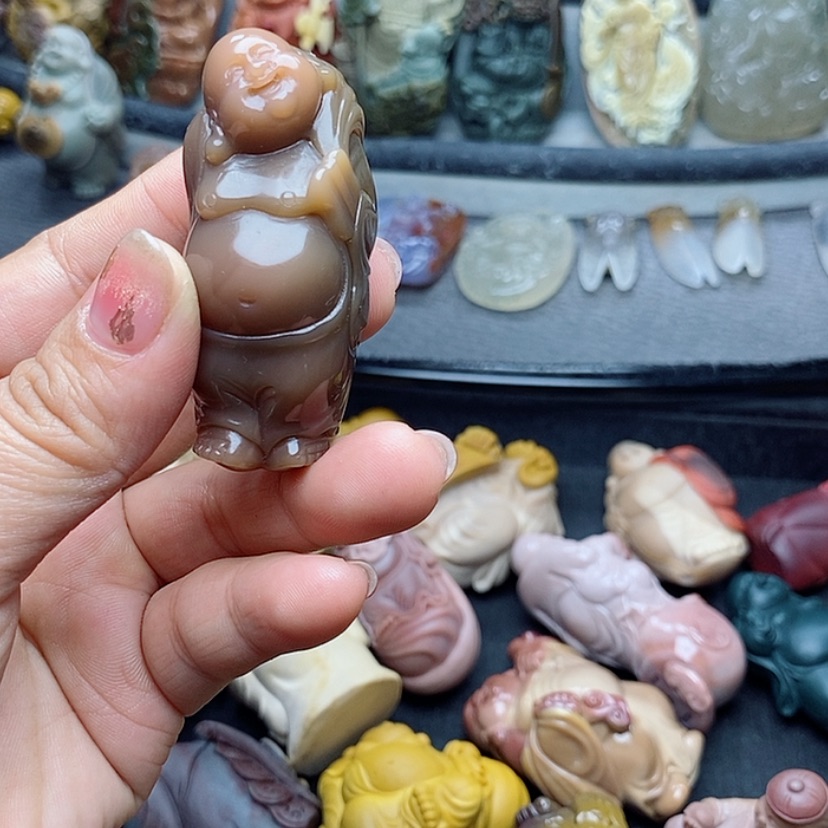 【闪购商品】定制石英质玉手把件未镶嵌