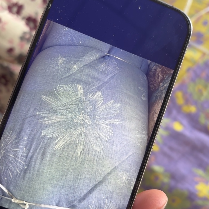 曾***忆棉全棉系列产品蓝色烟花3米