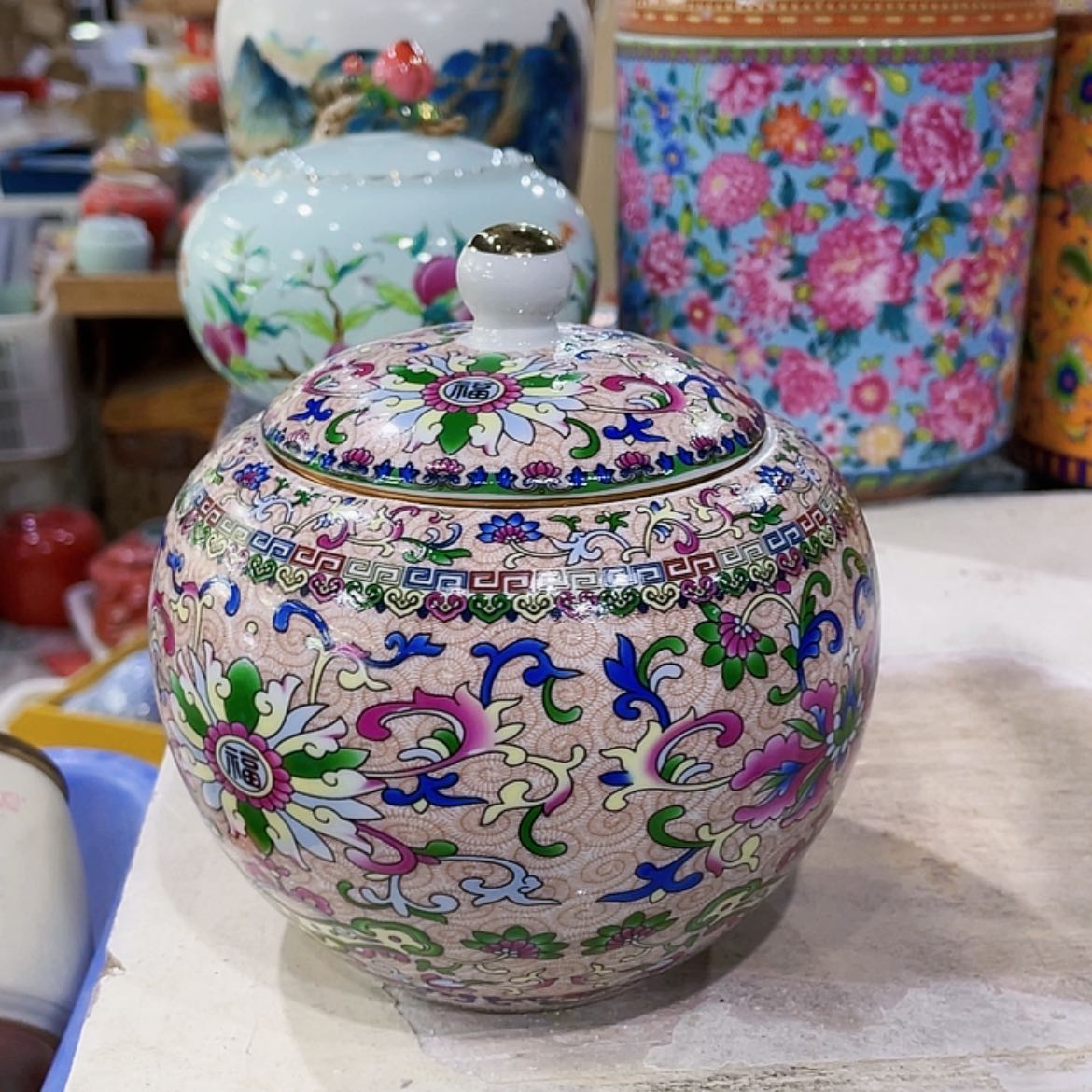 【闪购商品】罐陶瓷茶叶罐密封罐