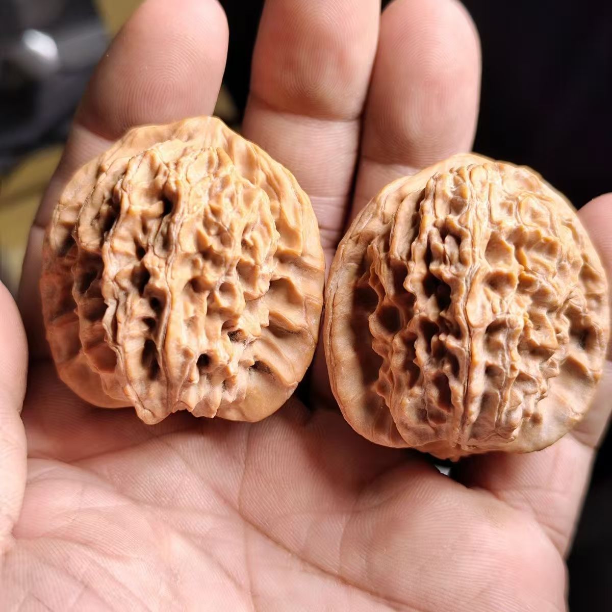 蓟县非嫁接马老四精品文玩核桃精挑随机发