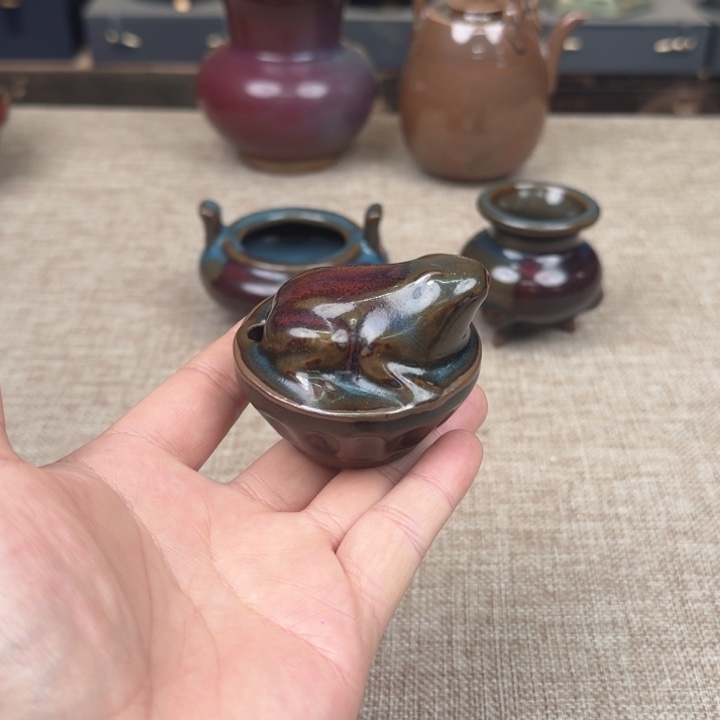 摆件陶瓷旧藏摆件