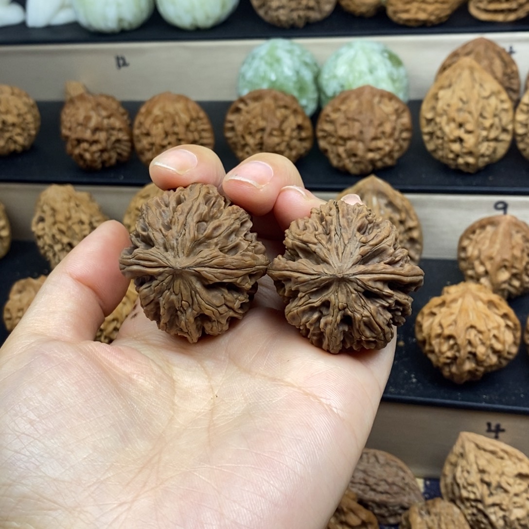 南***意吊坠文玩核桃灯笼狮子头37