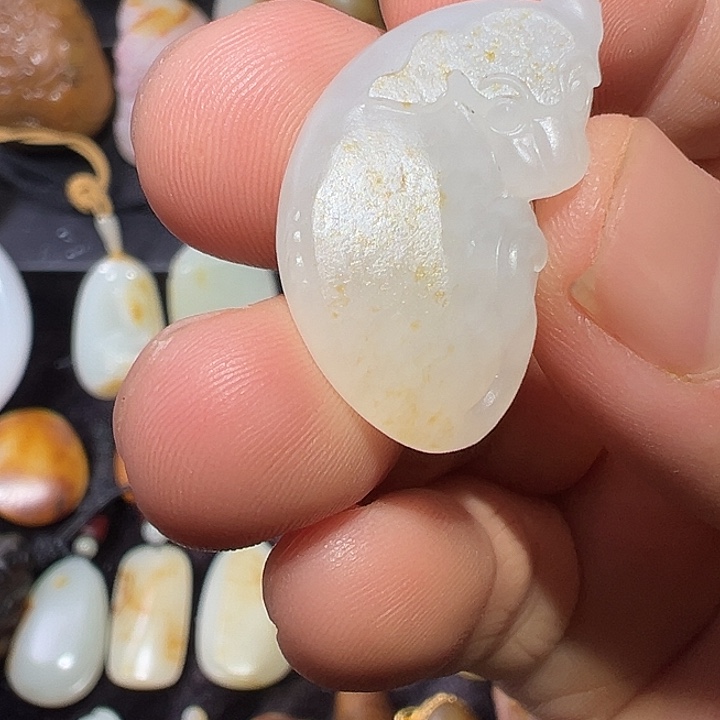吊坠(不含链)未镶嵌和田玉