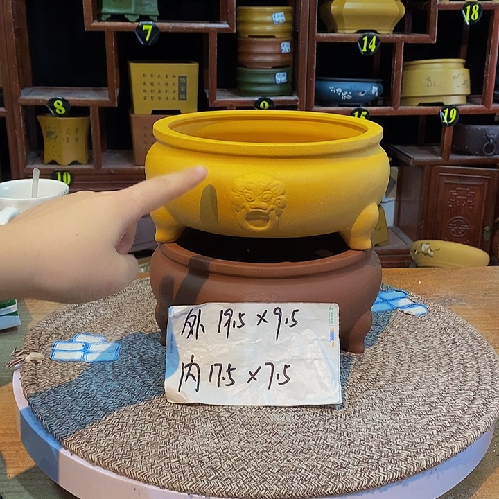 紫砂花盆紫砂花盆