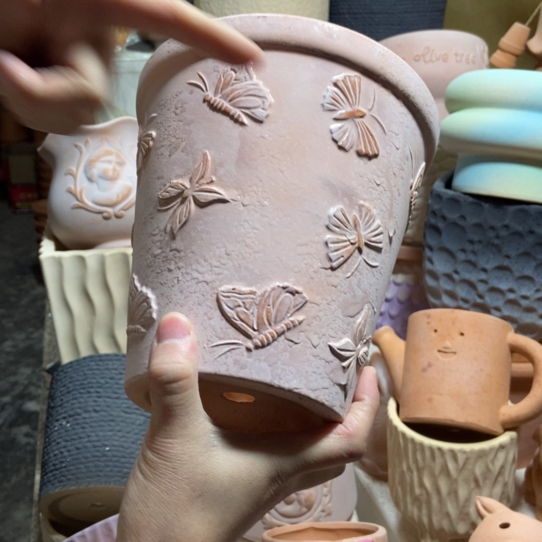 17×17雾化蝴蝶盆 1个