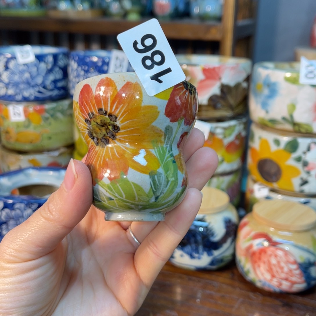 杯素浅陶瓷手工手绘