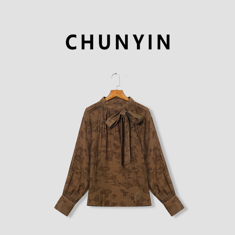 李心儿【竹音】原创设计·高定品质  打底上衣21293