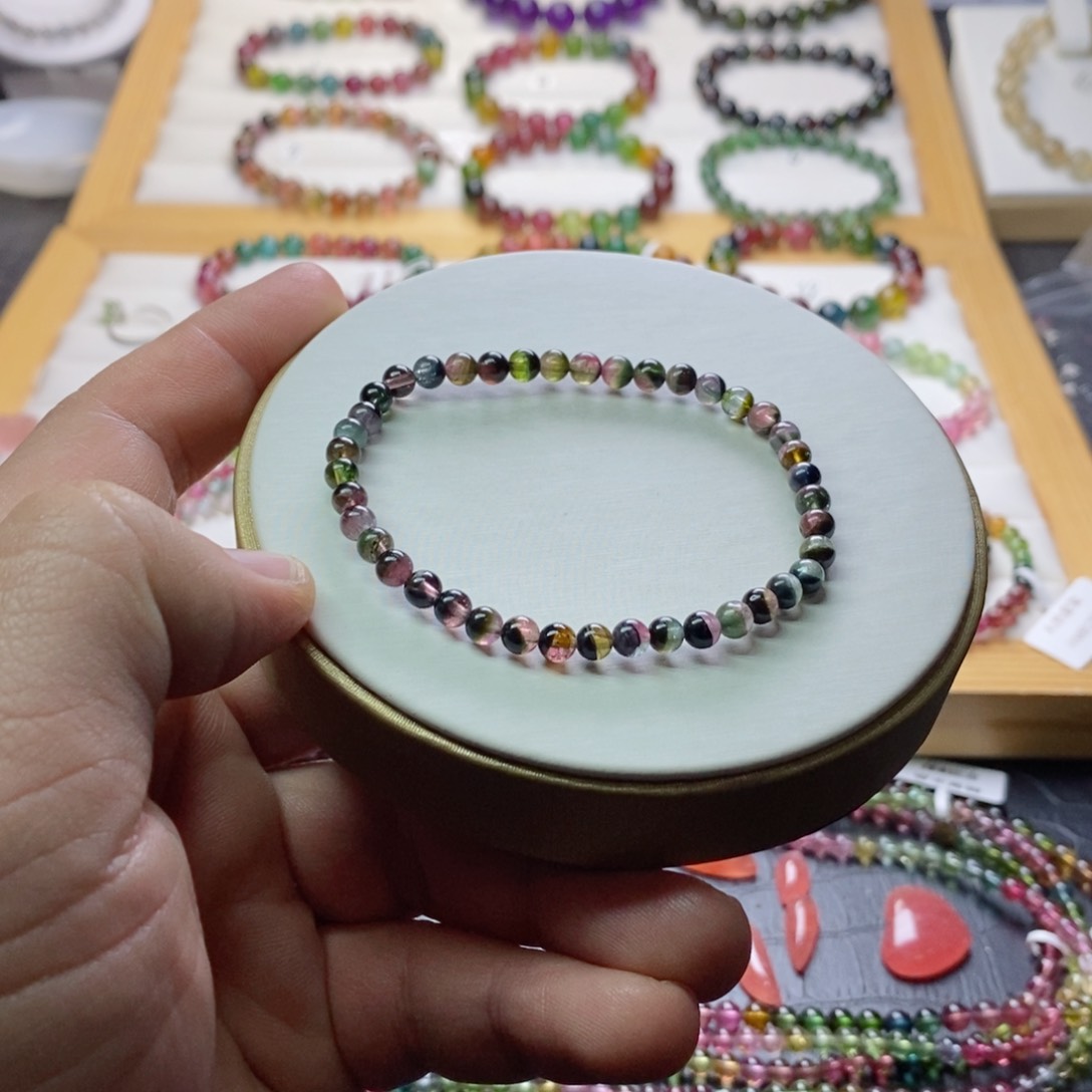 碧玺碧玺手链未镶嵌