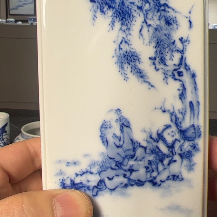 笔筒人物摆件人物