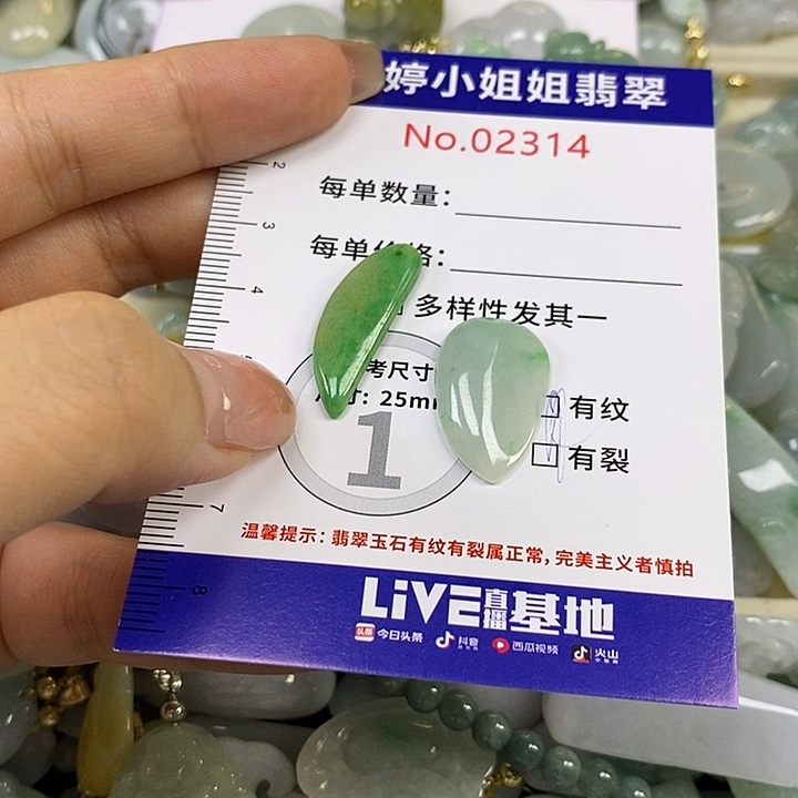 彬***程翡翠未镶嵌颈饰翡翠