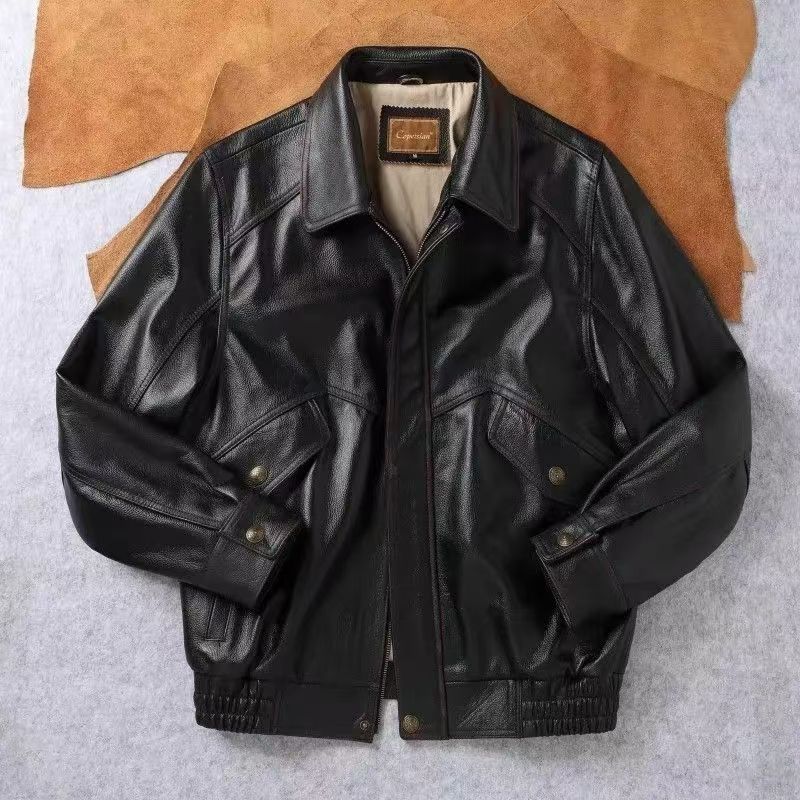 男士真皮皮衣（实物以直播为准盲拍随机发)