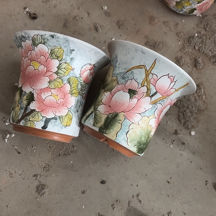 景德镇手绘花盆性价比超高