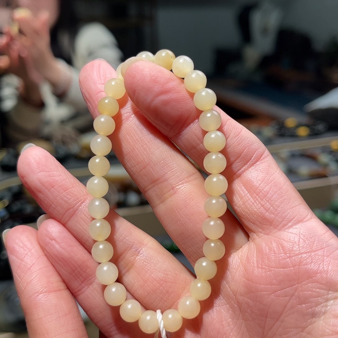 和田玉手链未镶嵌