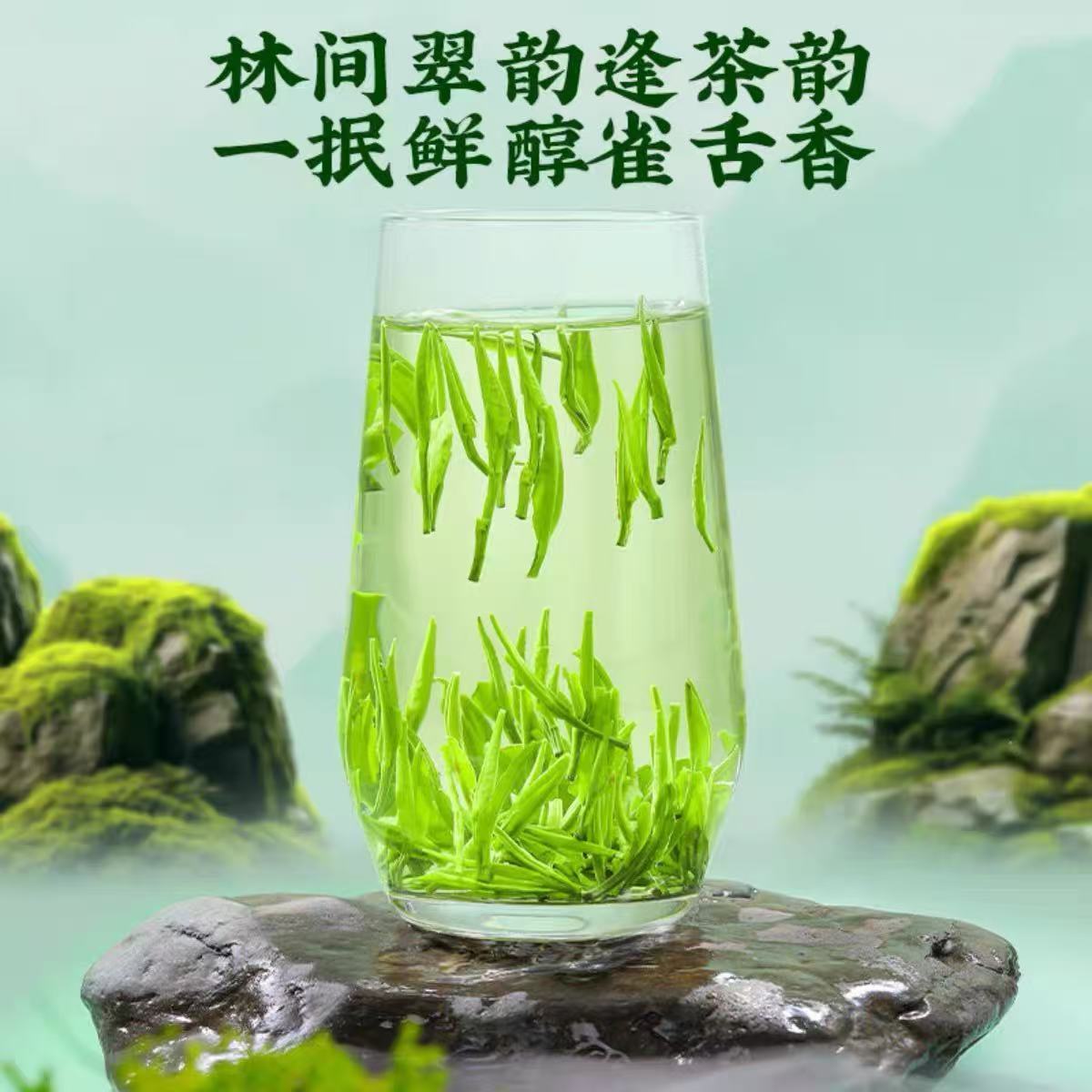 贵州雀舌绿茶新茶兰花香绿茶