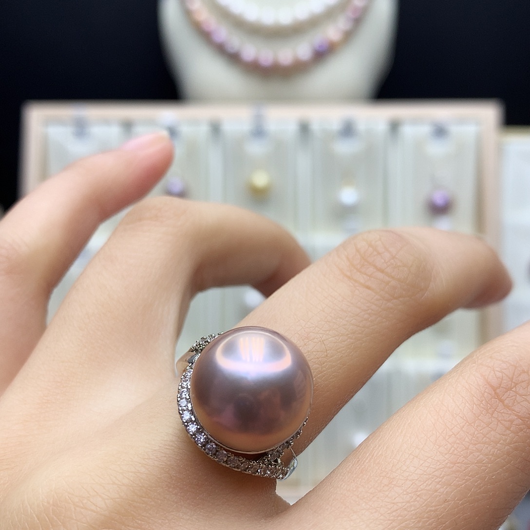 颈饰合金淡水珍珠