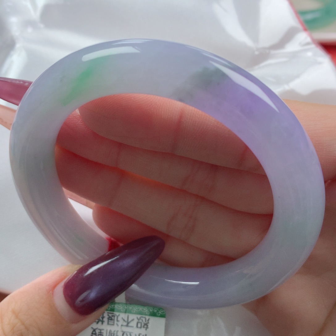 未镶嵌手镯翡翠缅甸天然翡翠A货54.5