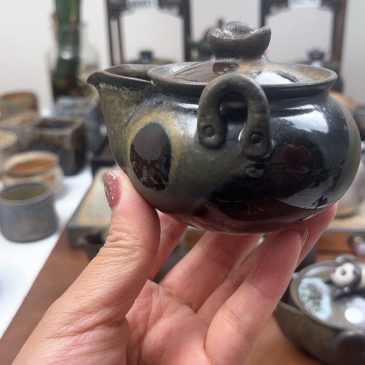 时**雨柴烧茶具柴烧茶具