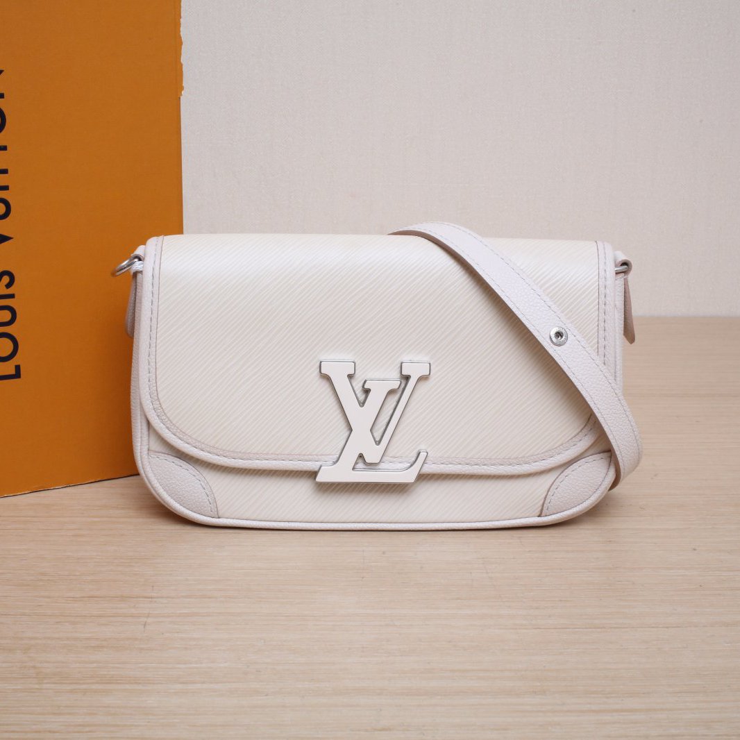 95新 LouisVuitton/路易威登 【娇】斜挎包法棍包米白芯片664930