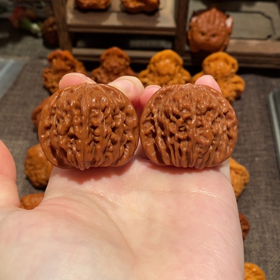 文玩核桃吊坠39四座楼998