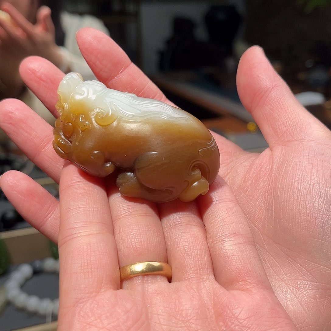 和田玉挂件未镶嵌石*