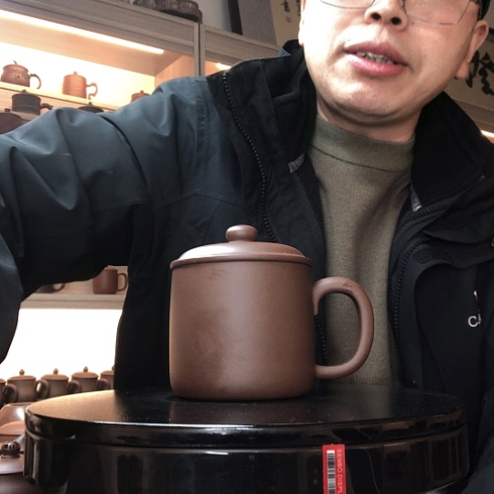 紫泥茶杯老板杯容量350