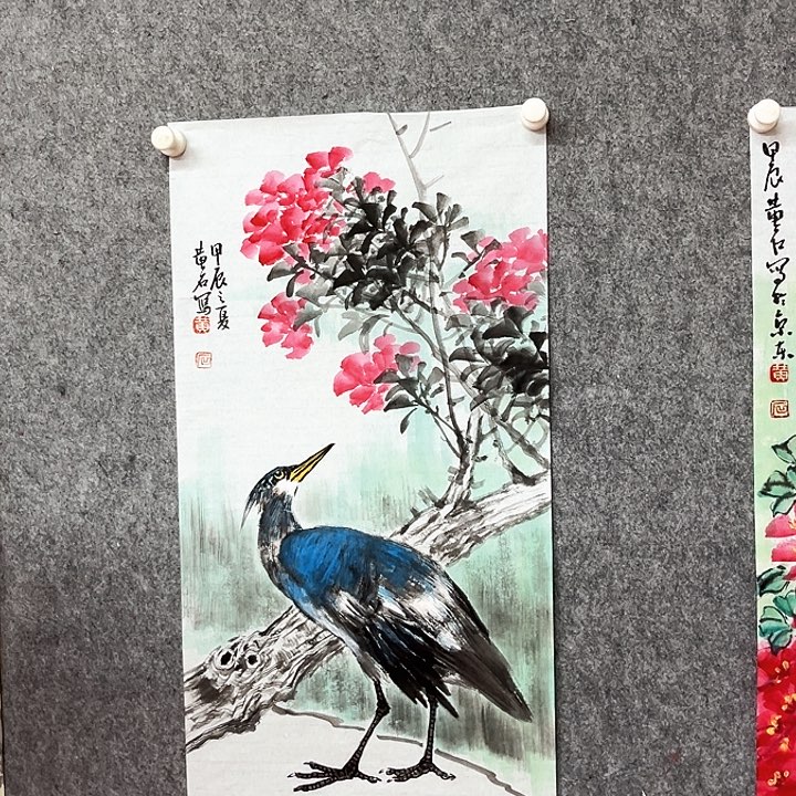 书法黄石绘画作品