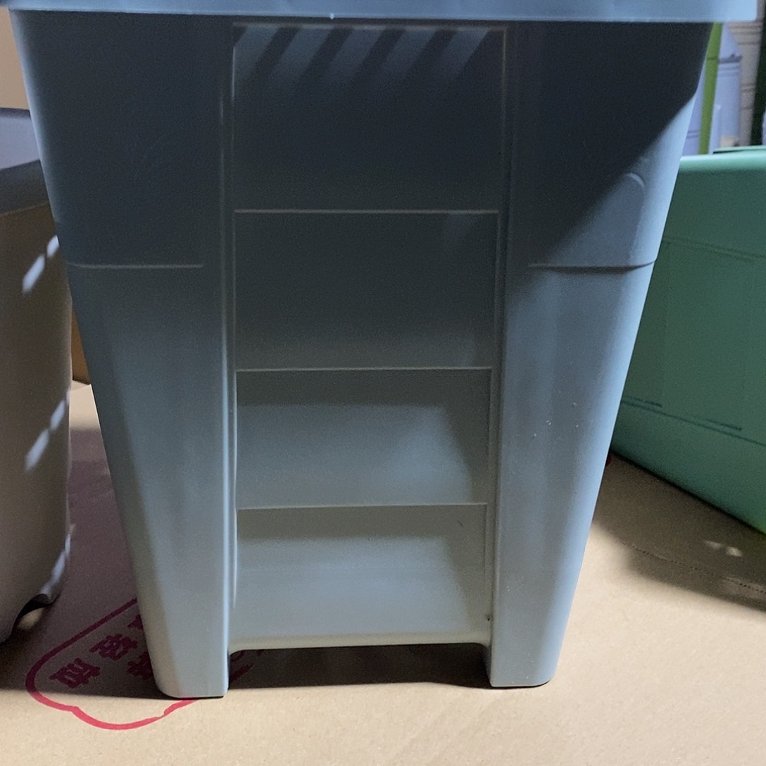 树脂方盆4号无拖灰白5个