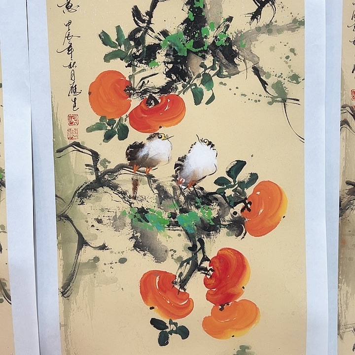 国画老师手绘作品