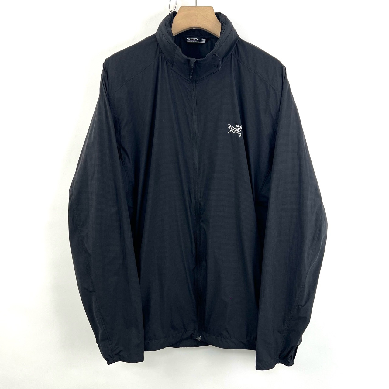 全新未使用 ARC'TERYX/始祖鸟 xl码/黑色风壳防晒衣外套/05385