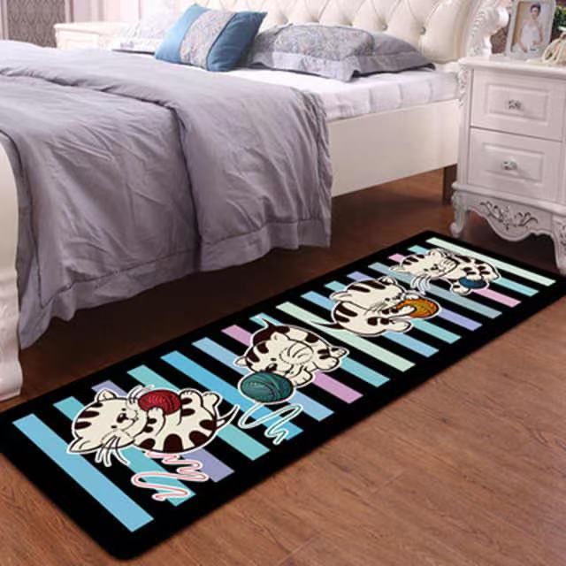 真防滑(G113)80*200cm硅胶垫浴室厨房入户床边隔热秒吸速干