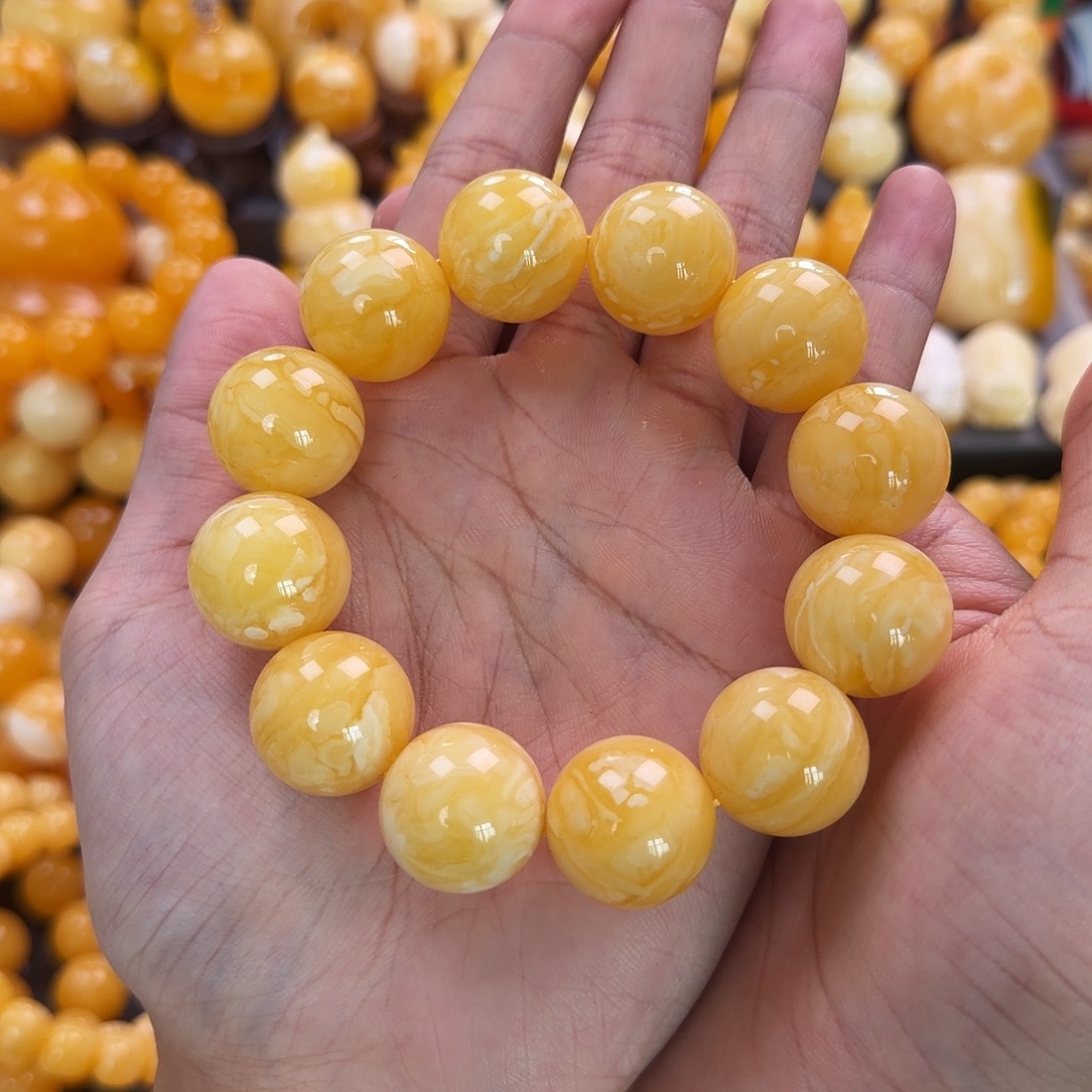 琥珀未镶嵌珠宝奇石20mm同料