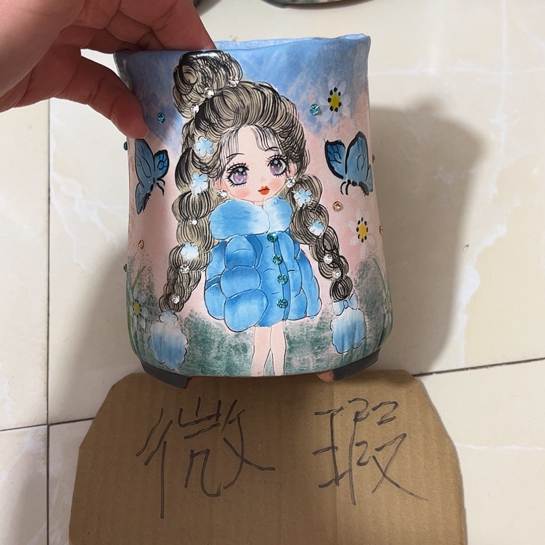 景德镇陶瓷花盆景德镇陶瓷花盆