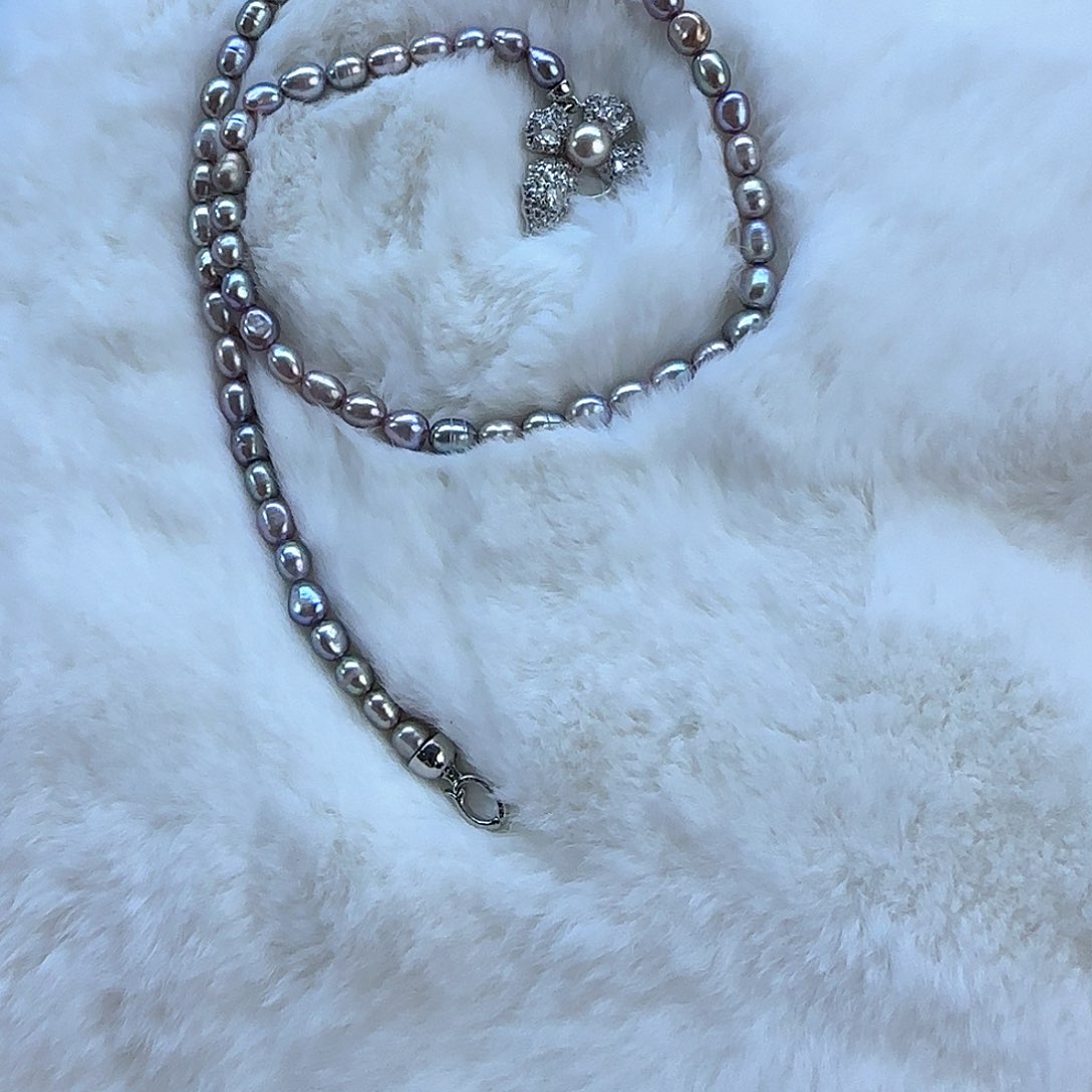 未镶嵌项链定制多样性发货发其一297淡水珍珠