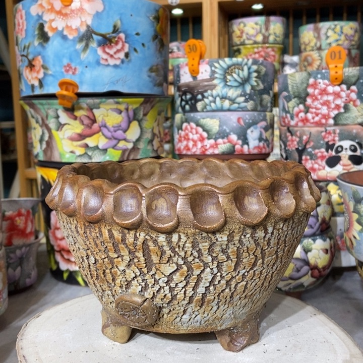 红陶景德镇艺术手绘作品