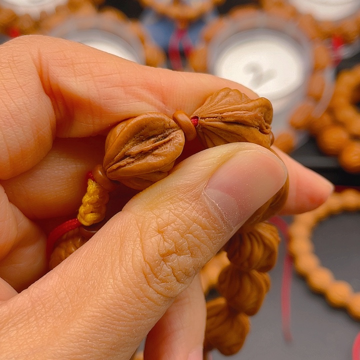 那****吊坠桃核见健健康康平平安安9