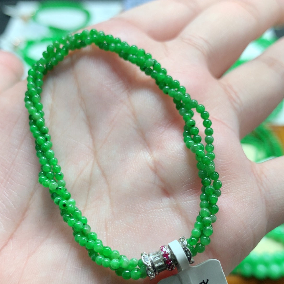 翡翠未镶嵌手链翡翠