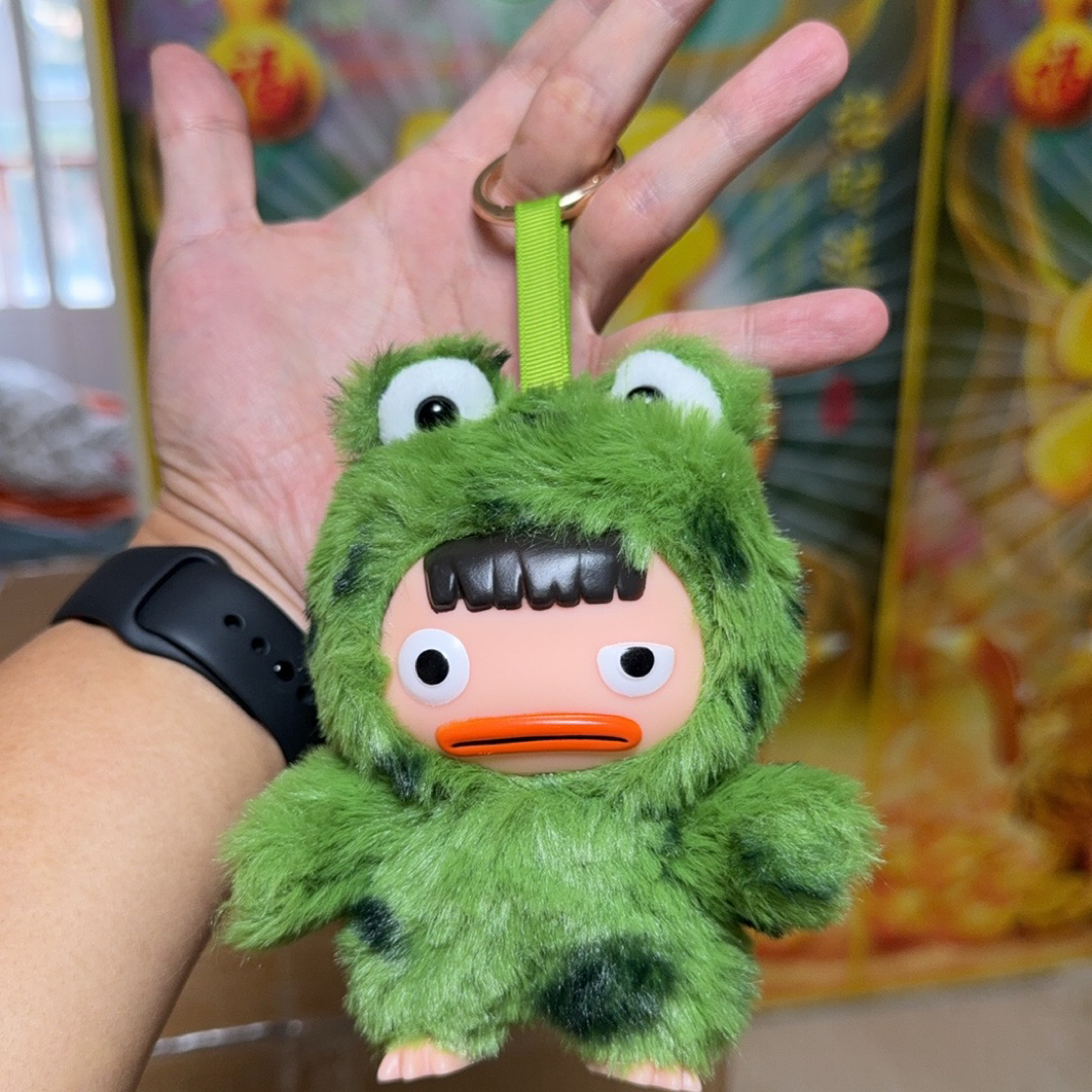 萌力暴走！初代绿色暴走仔公仔 毛绒挂件！新品开业专属链接