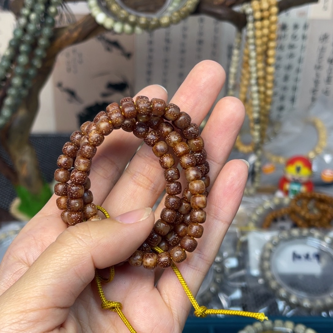 柔***爸吊坠星月菩提虎皮