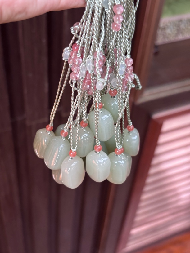 070902wm和田玉青海料无事牌多样性发其一约：24.4*28.7*11.3