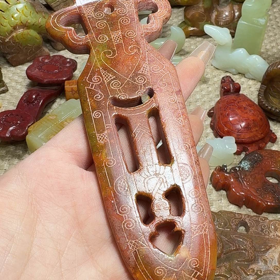 白玉菩提吊坠挂件